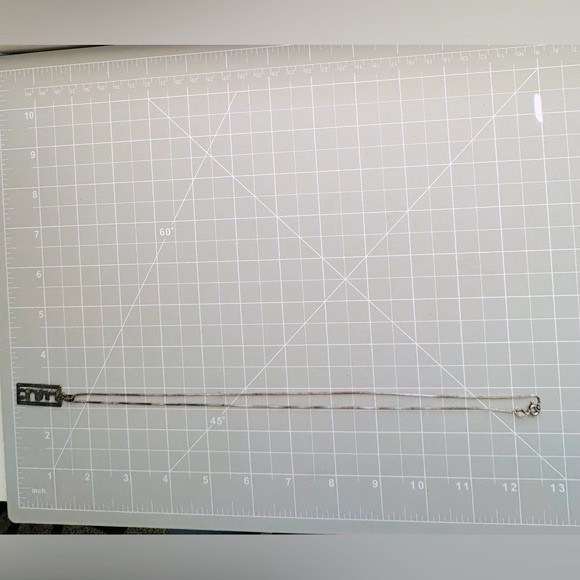 Vintage Silver Cartouche Pendant Necklace - Picture 11 of 14